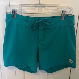 Turquoise Roxy Swim Shorts